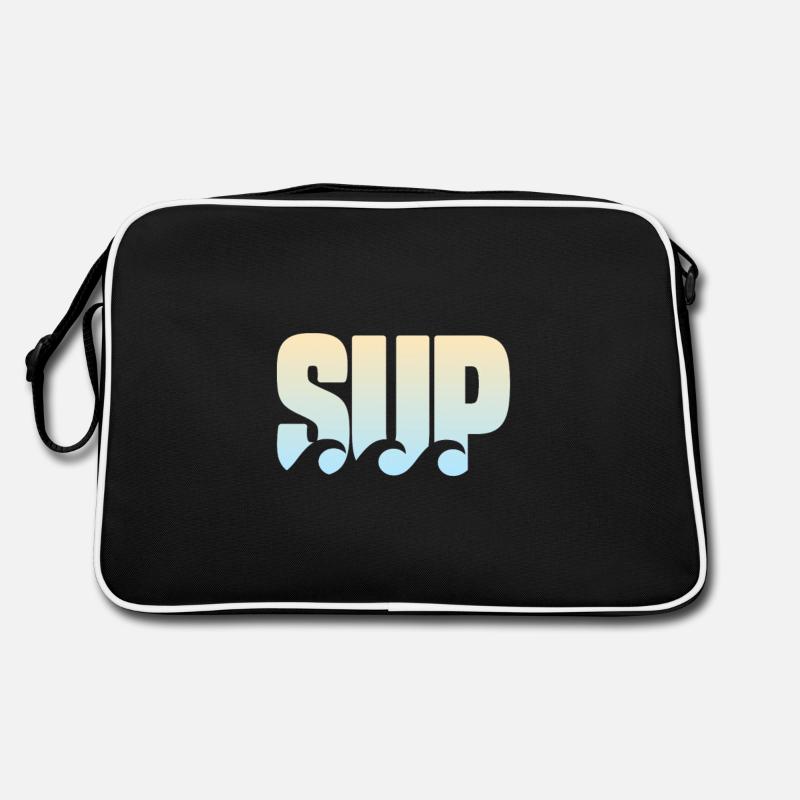 SUP paddling - Retro Bag - black/white