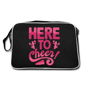 Ici pour encourager la pom-pom girl pom-pom girl - Sac Retro - noir/blanc - Dos