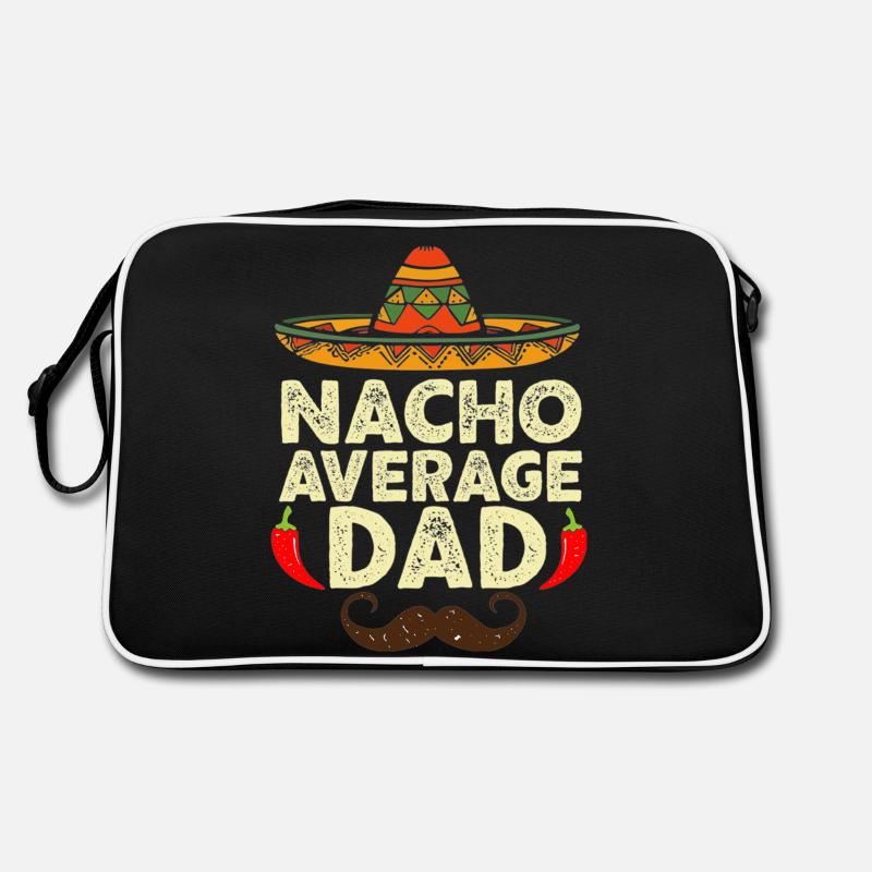 Nacho Average Dad Cinco De Mayo Fiesta Mexican Retro Tasche