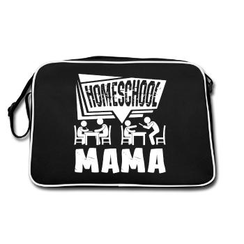 Homeschool Homeschool Mama - Retro Bag - black/white - Back