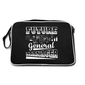General Manager Future General Manager - Retro Bag - black/white - Back