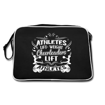 Cheerleading Athletes Lift Weight Cheerleaders - Retro Bag - black/white - Back