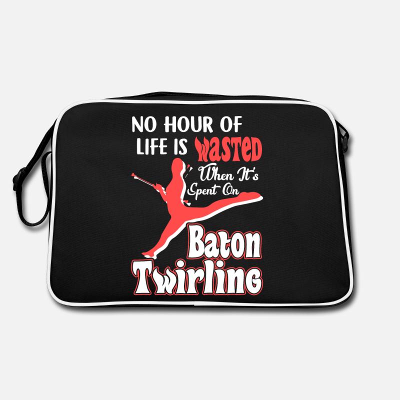 Baton Twirling Spent Time One Baton Twirling Retro Bag
