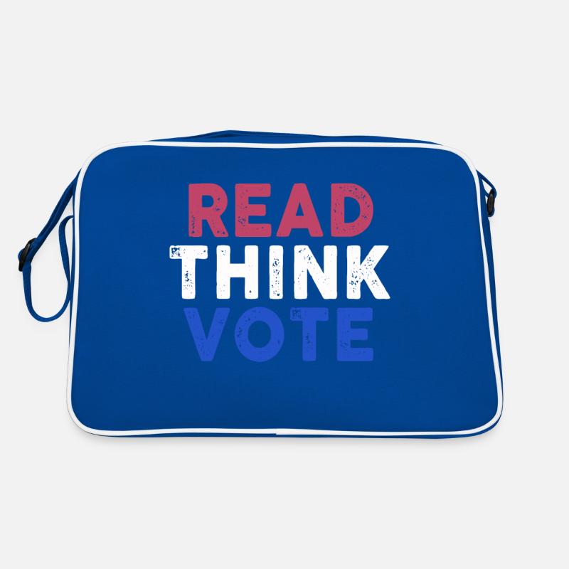 Read Think Vote Retro Tasche