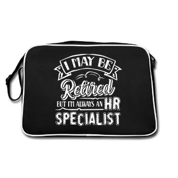 HR Specialist Retired HR Specialist - Retro Bag - black/white - Back