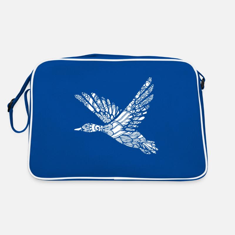 Mallard Mallard Floral Pattern Retro Bag