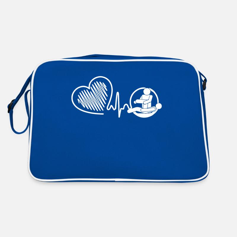 Occupational Therapist Heartbeat Retro Bag