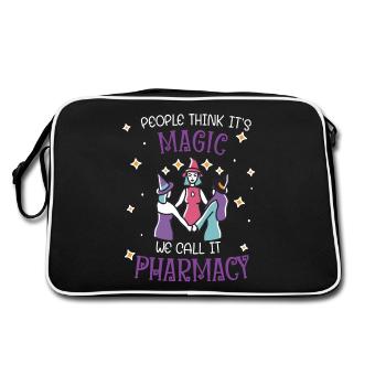 Pharmacy | Pharmacy Magic - Retro Bag - black/white - Back