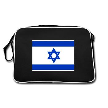 Etudes du drapeau d’Israël - Sac Retro - noir/blanc - Dos