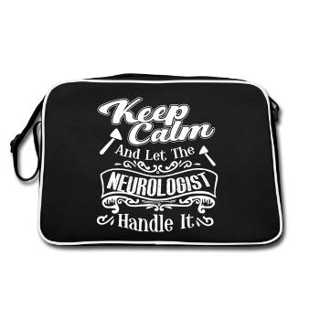 Neurologist Let Neurologist Handle It - Retro Bag - black/white - Back