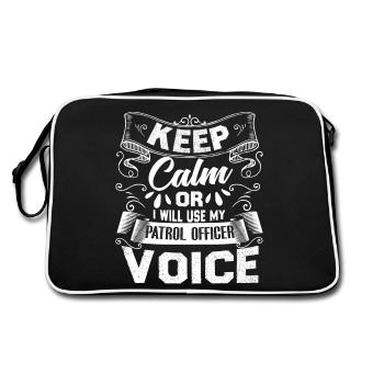Patrol Officer Patrol Officer Voice - Retro Bag - black/white - Back