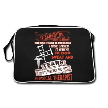 Forever Title Physical Therapist - Retro Bag - black/white - Back