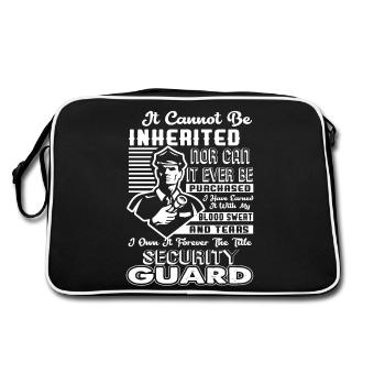 Security Guard Forever The Title Security Guard - Retro Bag - black/white - Back