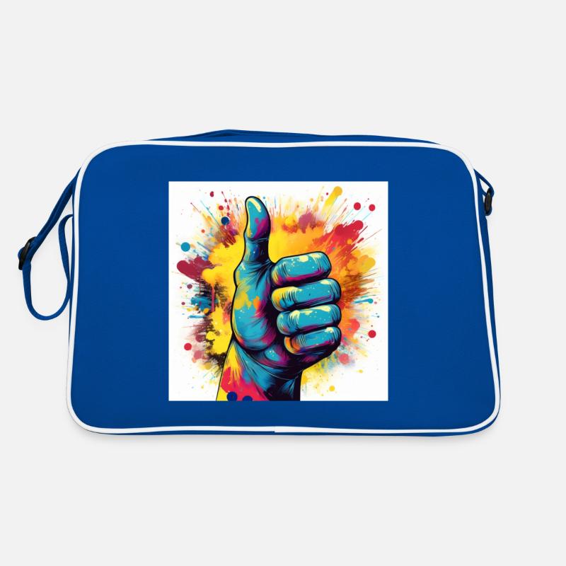 Thumbs Up Explosion – Bold Pop Art Design Retro Bag