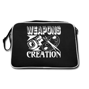 Artist Artist Weapons Of Creation - Retro Bag - black/white - Back