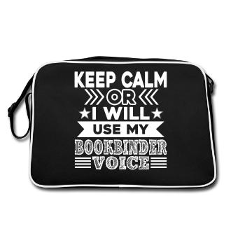 Bookbinder Bookbinder Voice - Retro Bag - black/white - Back