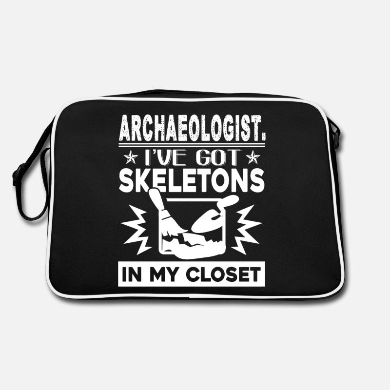 Archaeologist I've Got Skeletons In My Closet Retro Bag