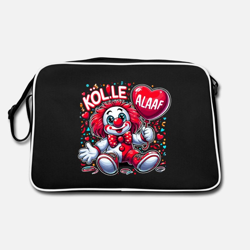 Carnaval Cologne Cologne Alaaf Cologne Clown Mignon Sac Retro