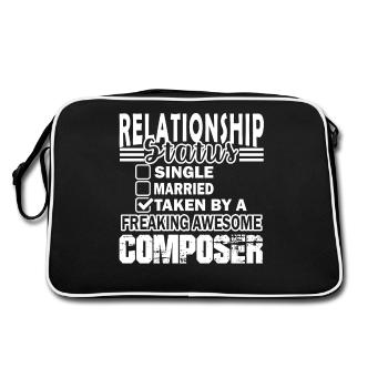 Composer Composer Relationship Status - Retro Bag - black/white - Back