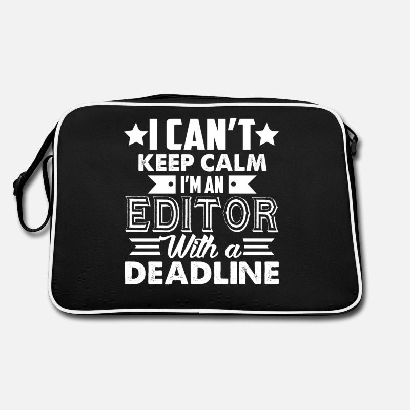 Editor Editor With A Deadline Retro Bag