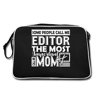 Editor Editor Mom - Retro Bag - black/white - Back