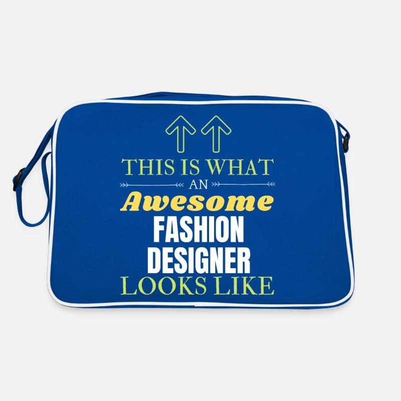 So sieht ein großartiger Modedesigner aus Retro Tasche