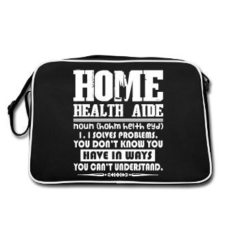 Home Health Aide Home Health Aide Definition - Retro Bag - black/white - Back