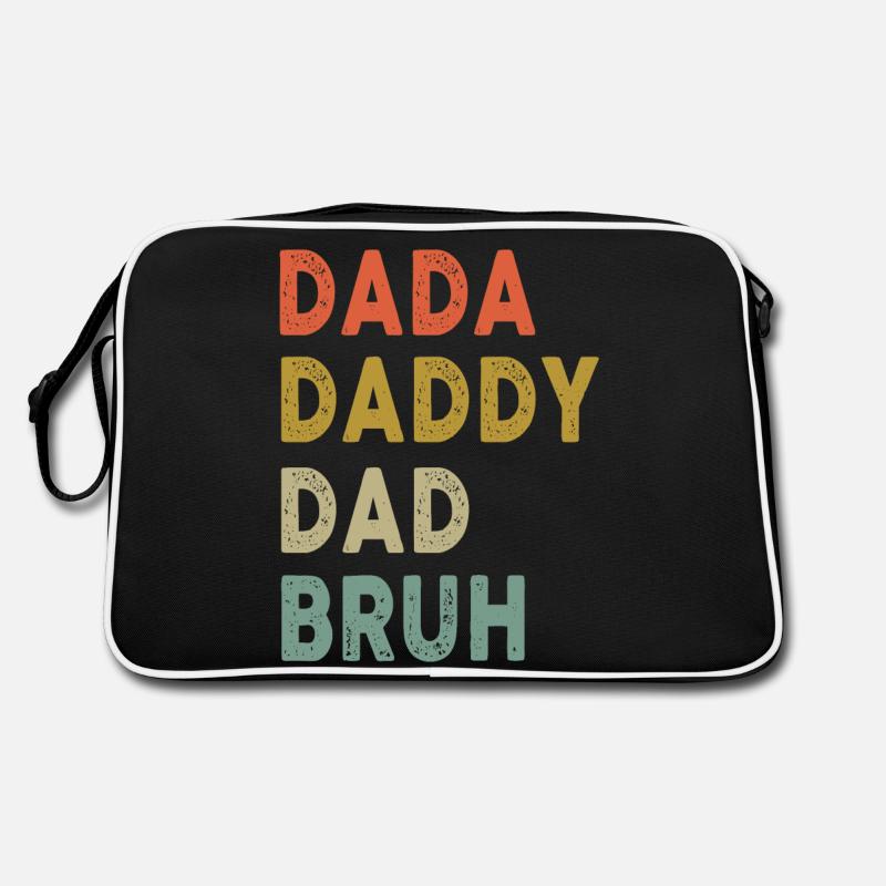 Dada Daddy Dad Bruh Father's Day Retro Vintage Retro Tasche