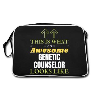 Voici à quoi ressemble un conseiller en génétique génial Li - Sac Retro - noir/blanc - Dos