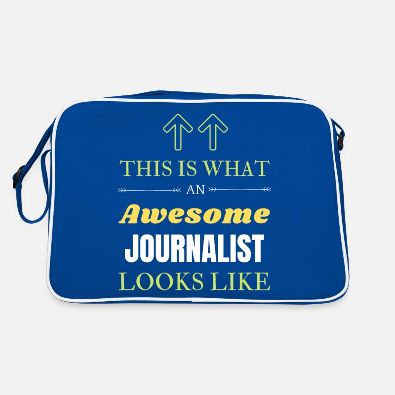 This is What an Awesome Journalist Looks Like Retro Bag