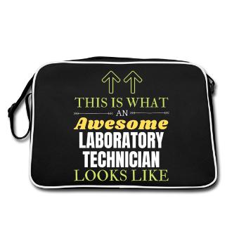 Voici à quoi ressemble un technicien de laboratoire génial - Sac Retro - noir/blanc - Dos