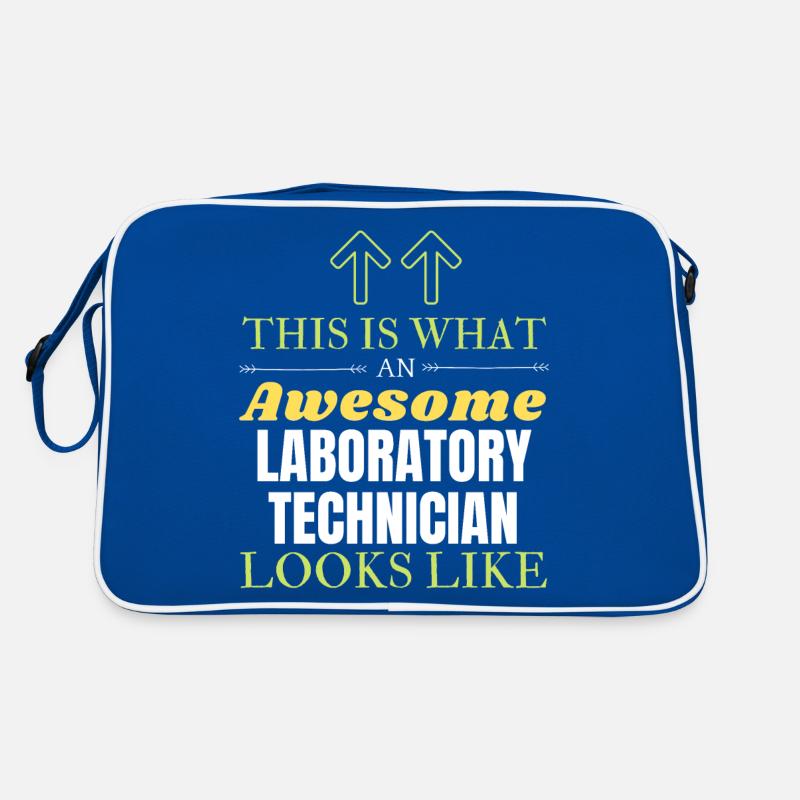 So sieht ein großartiger Labortechniker aus Retro Tasche