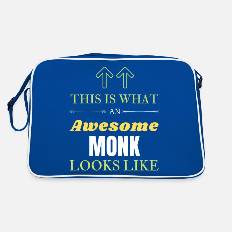 This is What an Awesome Monk Looks Like Retro Bag