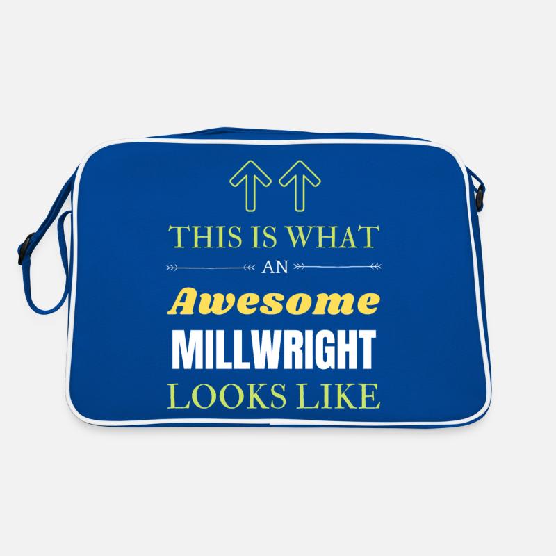 So sieht ein großartiger Mühlenbauer aus Retro Tasche