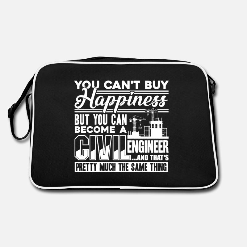 Civil Engineer Civil Engineer Happiness Retro Bag