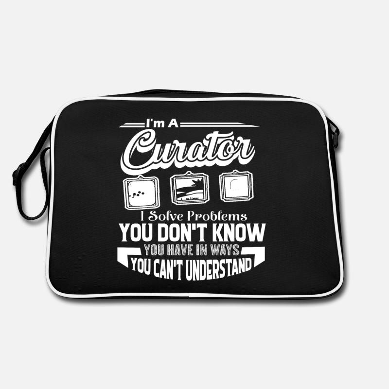 Curator Curator Solves Problems Retro Bag