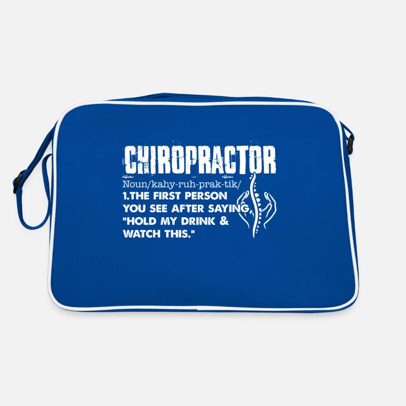 Chiropractor Definition Retro Bag