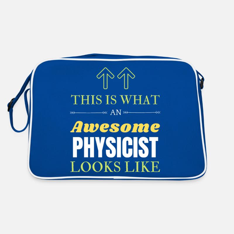 So sieht ein großartiger Physiker aus Retro Tasche