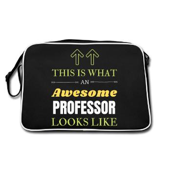 Voici à quoi ressemble un professeur génial - Sac Retro - noir/blanc - Dos