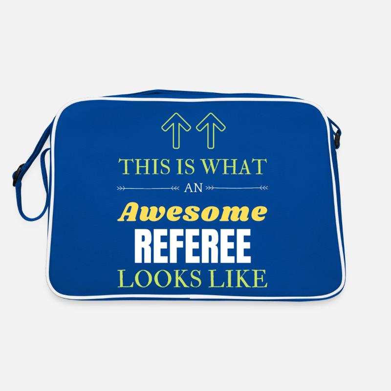 This is What an Awesome Referee Looks Like Retro Bag