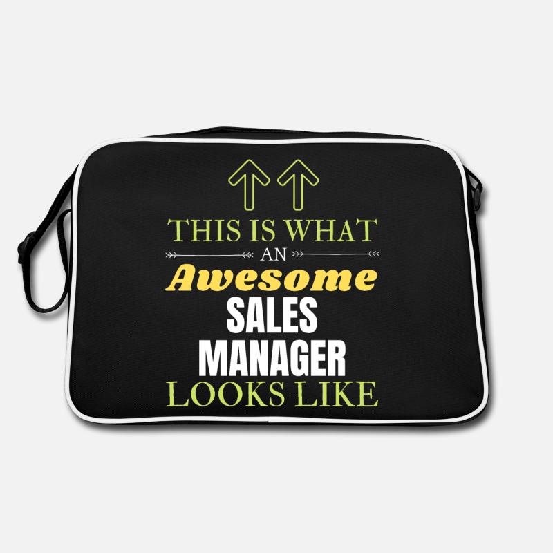 This is What an Awesome Sales Manager Looks Like Retro Bag