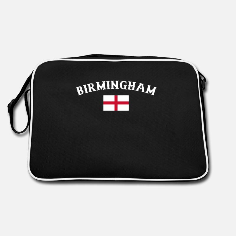 Birmingham Angleterre Drapeau anglais Anglais Sac Retro