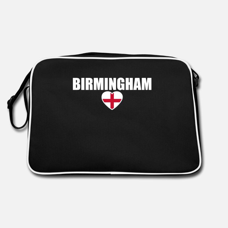 Birmingham Angleterre Drapeau anglais Anglais Sac Retro
