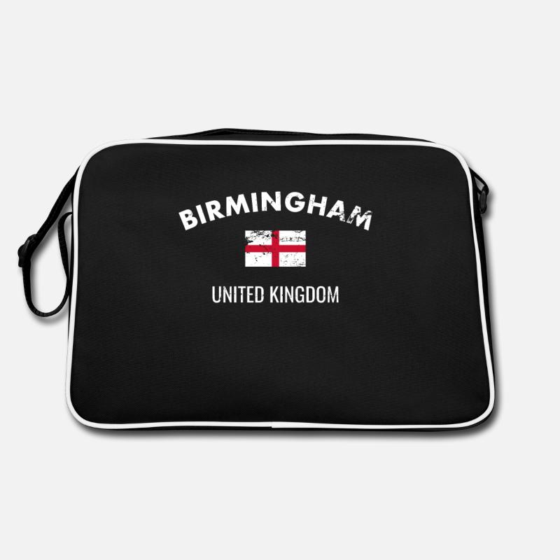 Birmingham Angleterre Vintage Drapeau Anglais Sac Retro