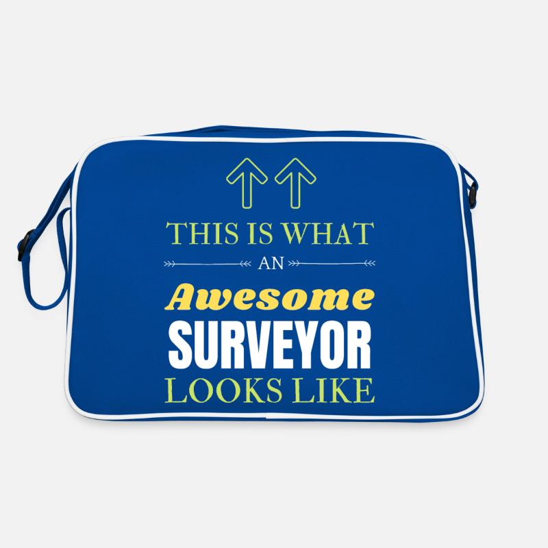 So sieht ein großartiger Vermessungsingenieur aus Retro Tasche
