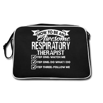 How To Be An Awesome Radiologic Technologist - Retro Bag - black/white - Back