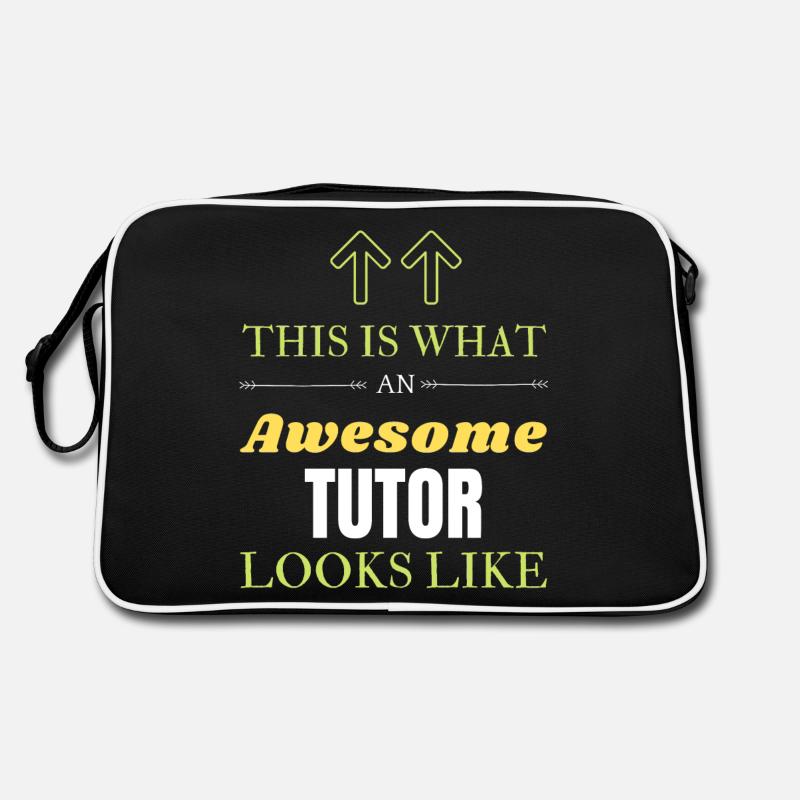 So sieht ein großartiger Tutor aus Retro Tasche