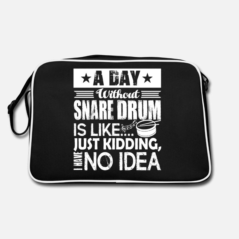 Snare drum A day Without Snare drum Retro Bag
