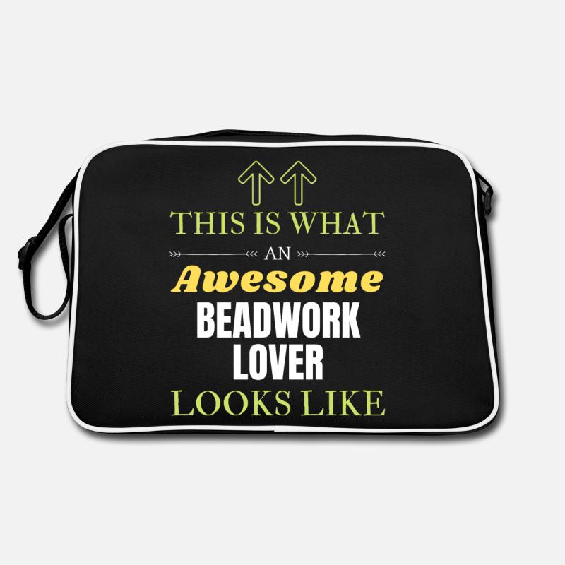 This is what an awesome Beadwork lover looks like Retro Bag