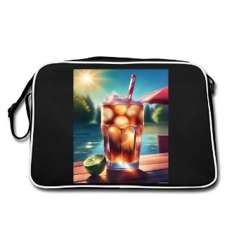 Cold cola beverage - Retro Bag - black/white - Back